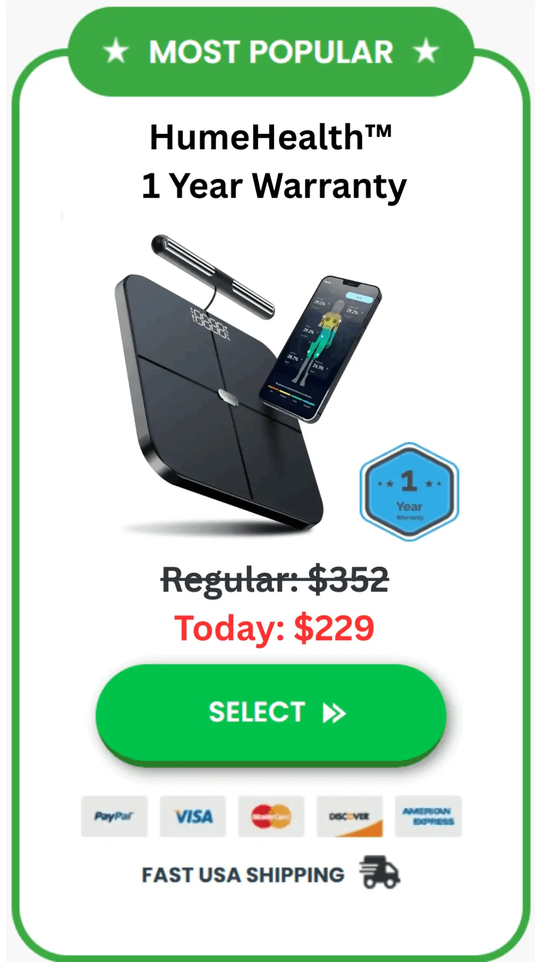 Hume Health Body Pod Package 1